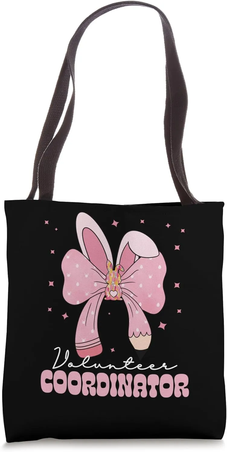 Volunteer Coordinator Community Support Back to School Squad Tote Bag