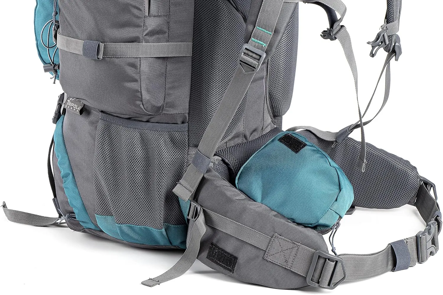 Walker 65 Litres Rucksack | Internal Frame With Metal Rod | Rain Cover | Bottom Opening | Laptop Section