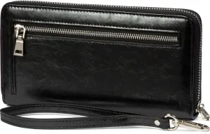 Wallets for Women RFID Blocking Leather Zip Around Wristlet Clutch Travel Purse
