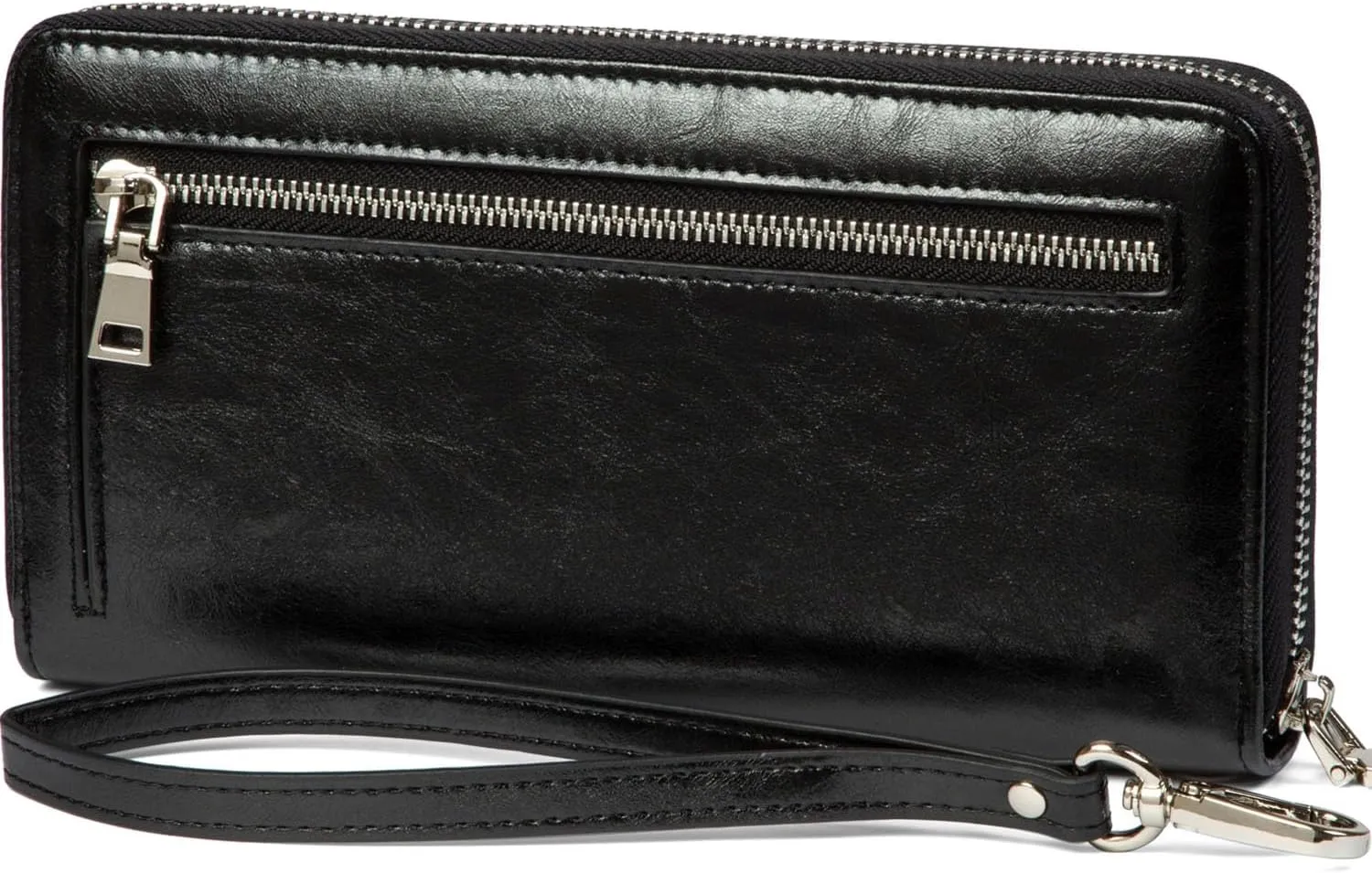 Wallets for Women RFID Blocking Leather Zip Around Wristlet Clutch Travel Purse