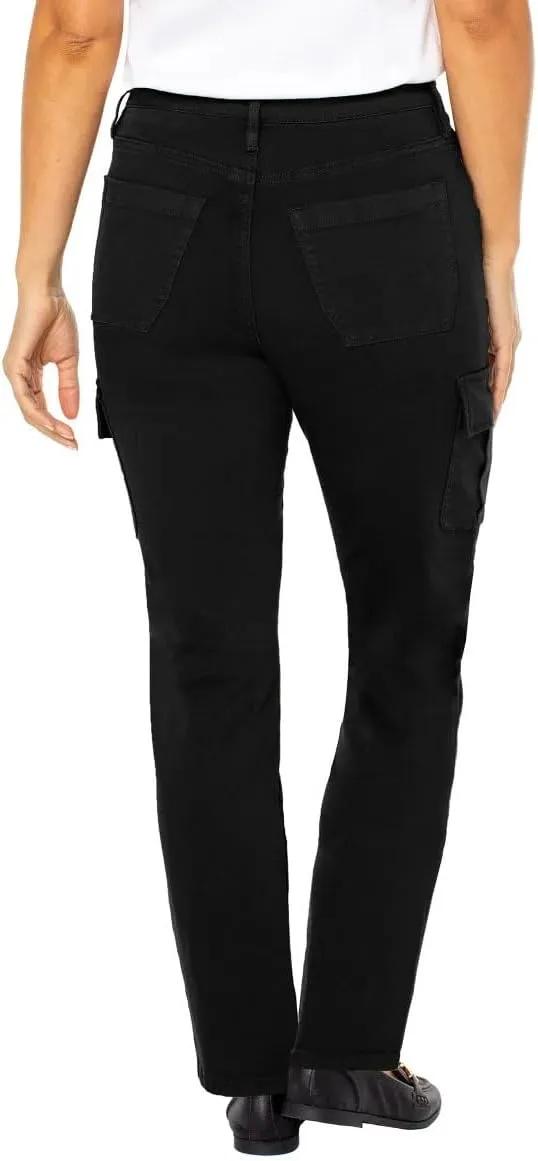 Well Worn Women's High Rise Tencel Blend Cargo Pants