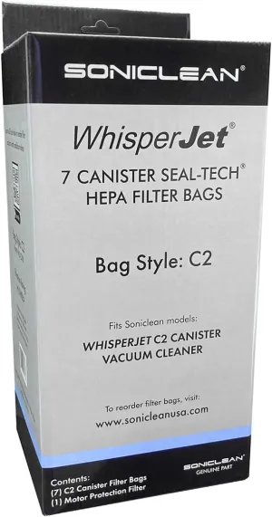 WhisperJet C2 Canister Filter Bags with Sound-Dampening Technology