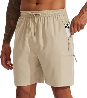 Willit Men's Hiking Cargo Shorts Quick Dry Golf Athletic Shorts 7" Lightweight Summer Shorts with Pockets