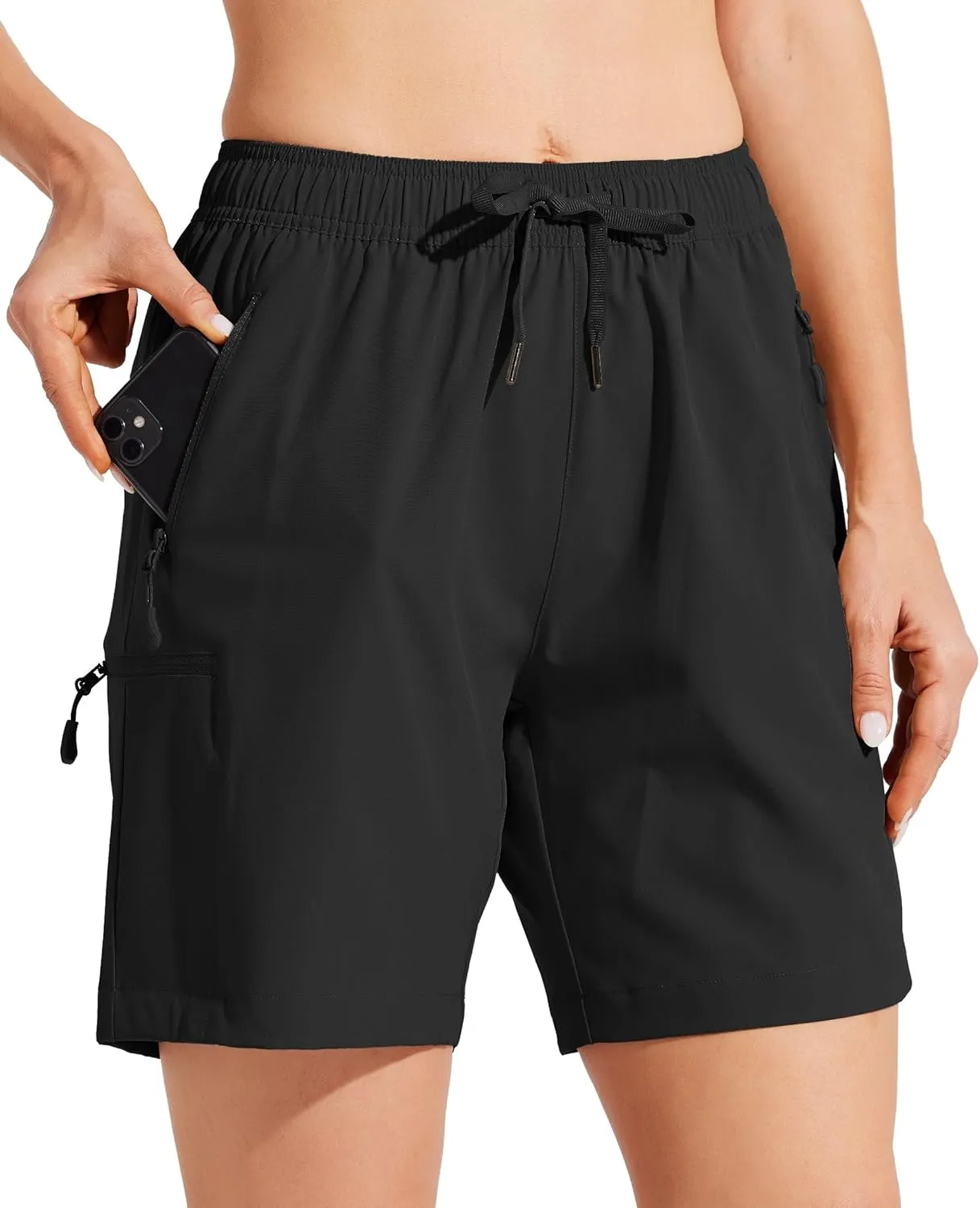 Willit Women's Shorts Hiking Cargo Quick Dry Golf Active Athletic Shorts 7" Lightweight Summer with Pockets