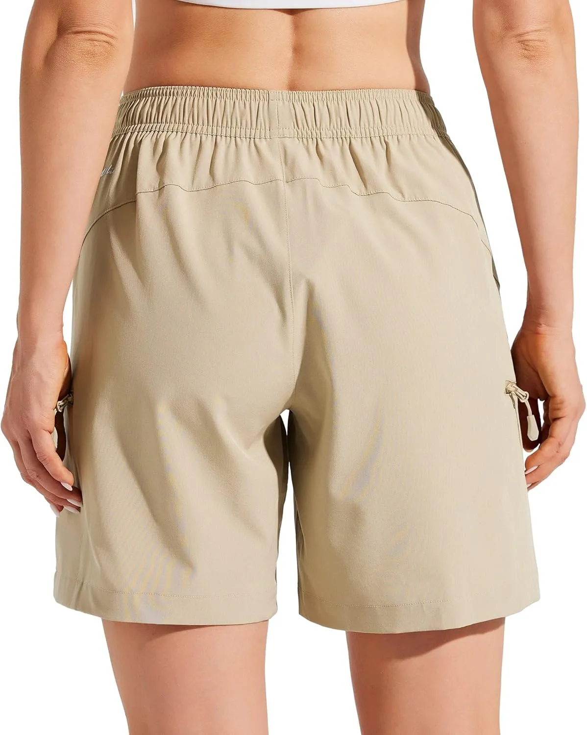 Willit Women's Shorts Hiking Cargo Quick Dry Golf Active Athletic Shorts 7" Lightweight Summer with Pockets