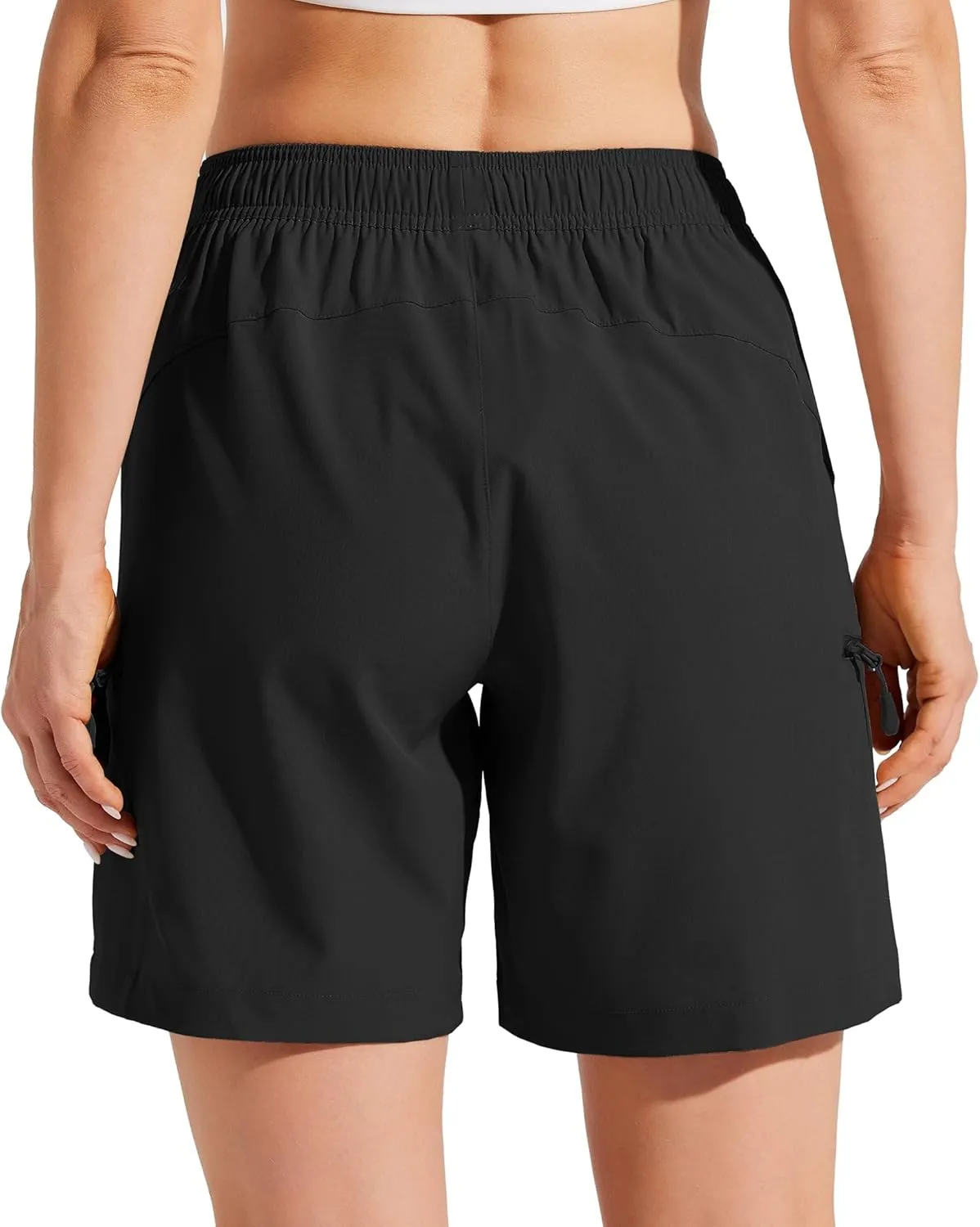 Willit Women's Shorts Hiking Cargo Quick Dry Golf Active Athletic Shorts 7" Lightweight Summer with Pockets