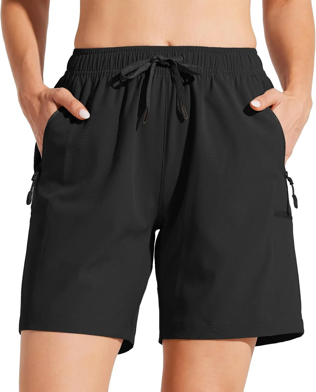 Willit Women's Shorts Hiking Cargo Quick Dry Golf Active Athletic Shorts 7" Lightweight Summer with Pockets