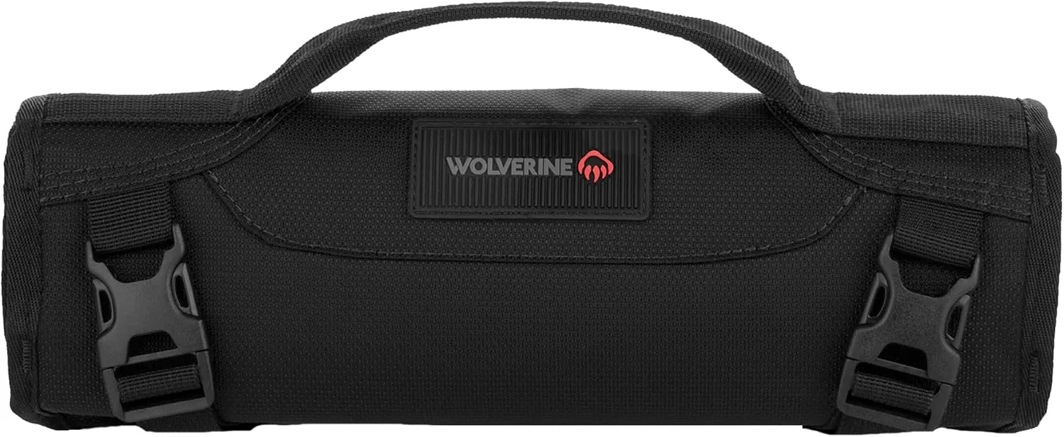 Wolverine Tool Bag |Tote | Utility Roll | Durable Nailhead Nylon, Adjustable Straps, and Versatile Pockets