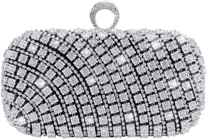 Women Evening Clutch Purse Sparkling Cocktail Prom Party Evening Bag Small Crystal Wedding Handbag