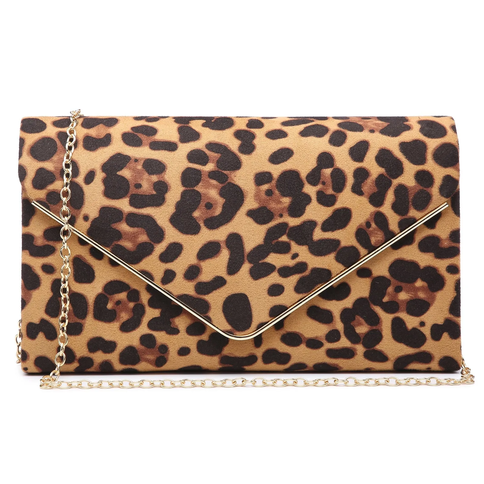 Women Faux Suede Velvet Formal Evening Party Clutch Purses