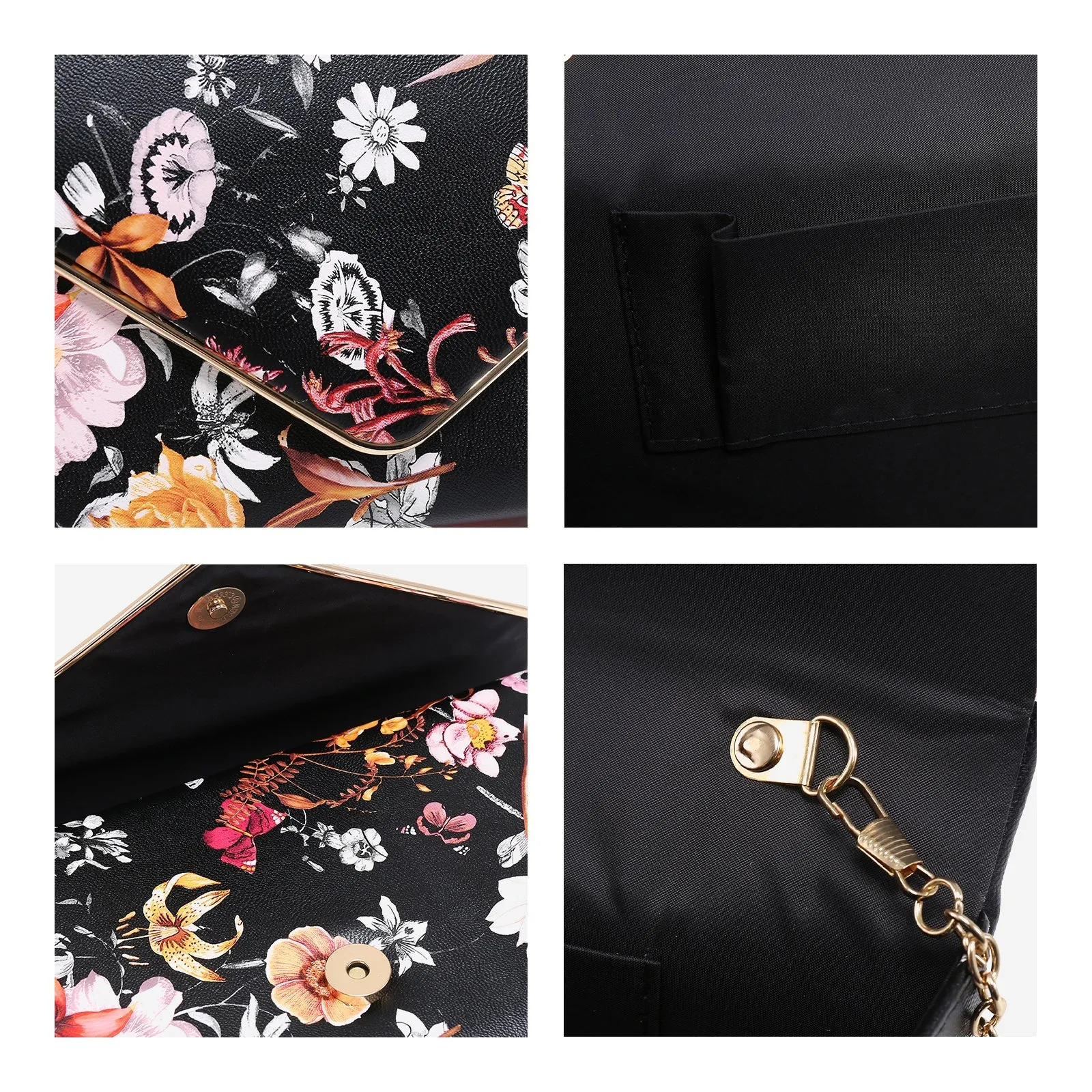 Women Faux Suede Velvet Formal Evening Party Clutch Purses