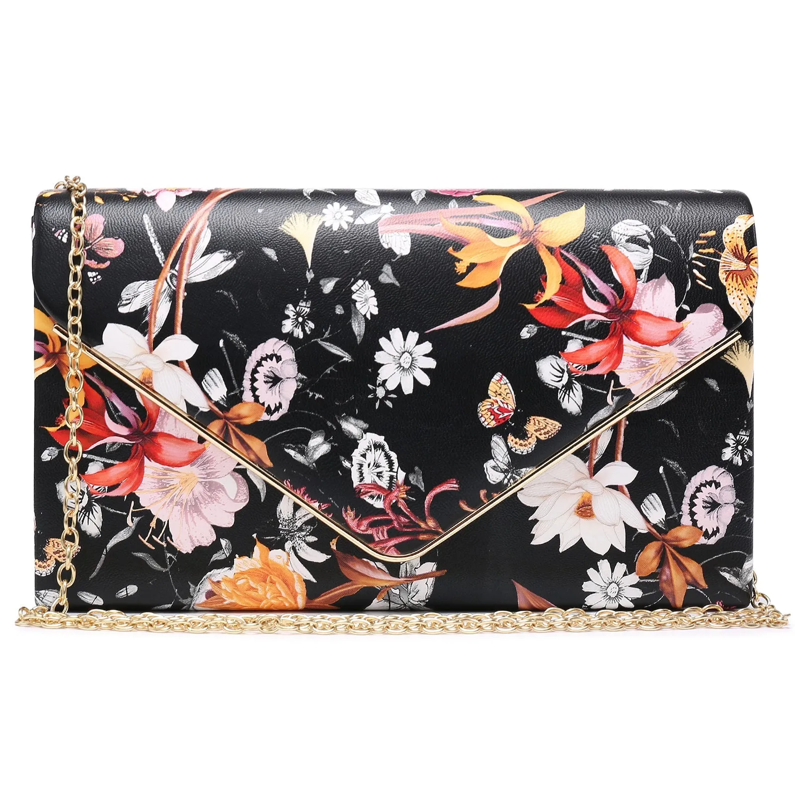 Women Faux Suede Velvet Formal Evening Party Clutch Purses