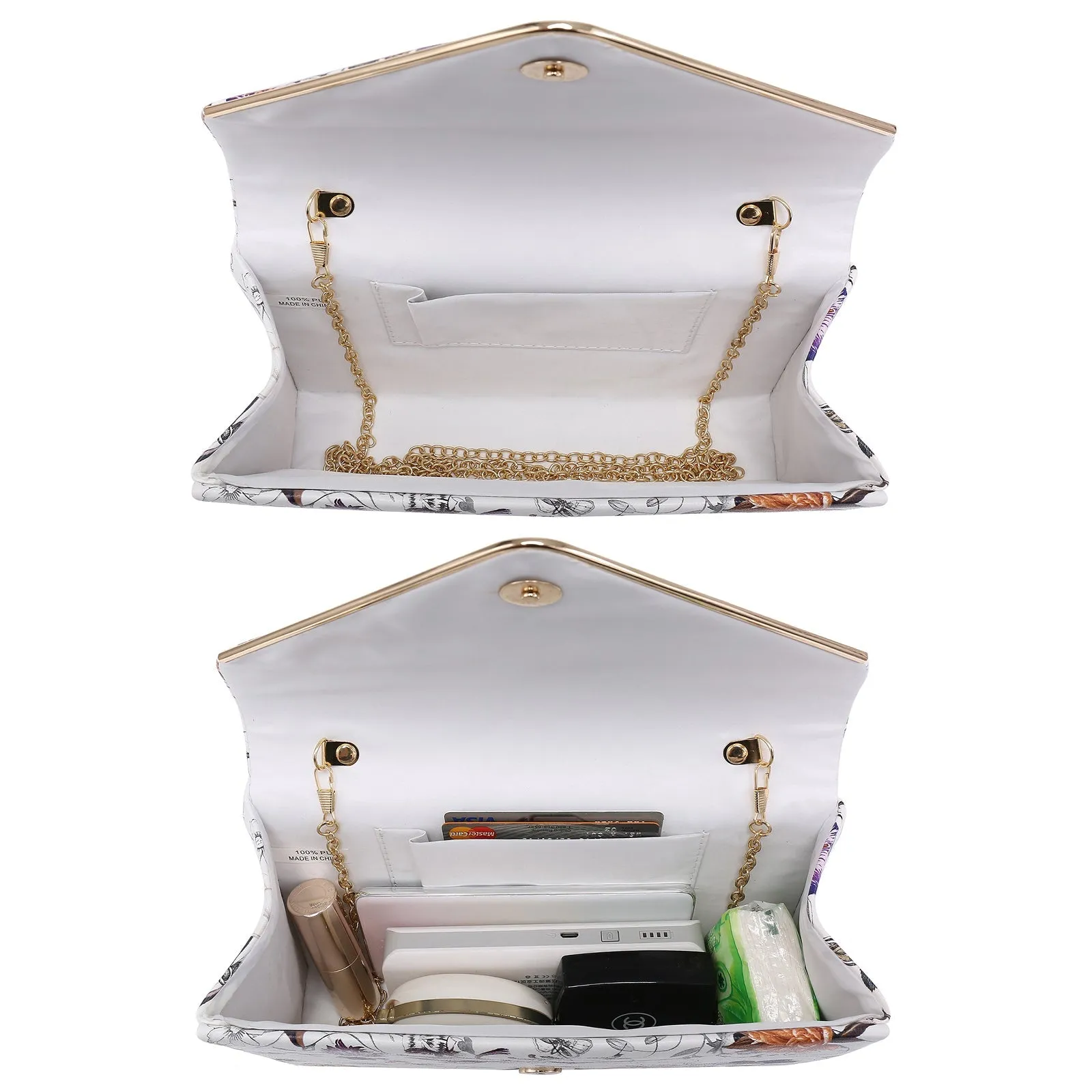 Women Faux Suede Velvet Formal Evening Party Clutch Purses