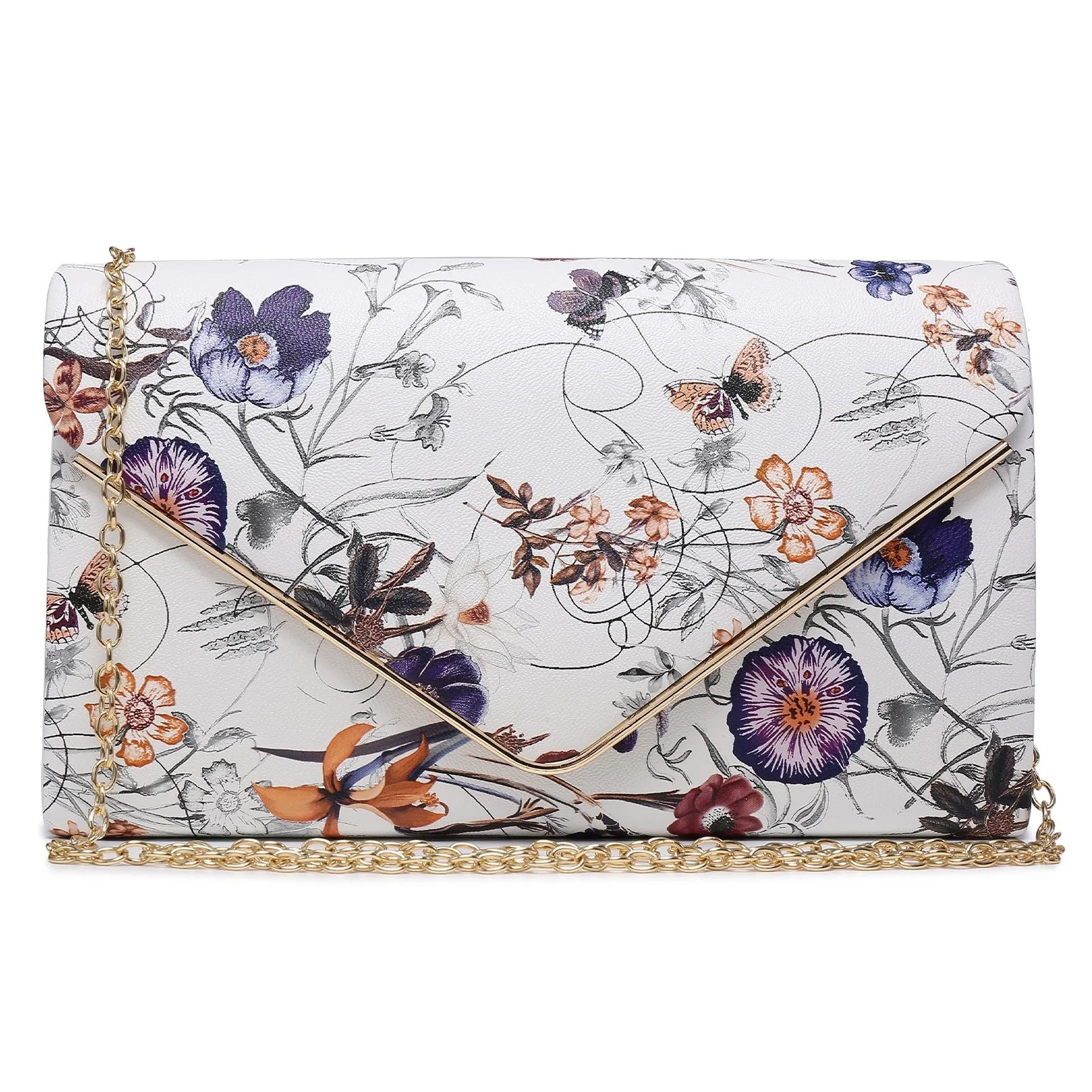 Women Faux Suede Velvet Formal Evening Party Clutch Purses