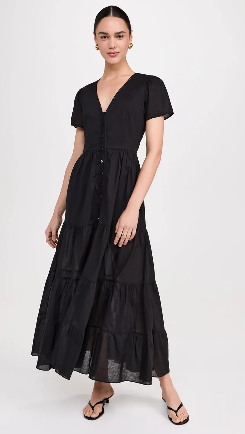 Women's Button Maxi Dress