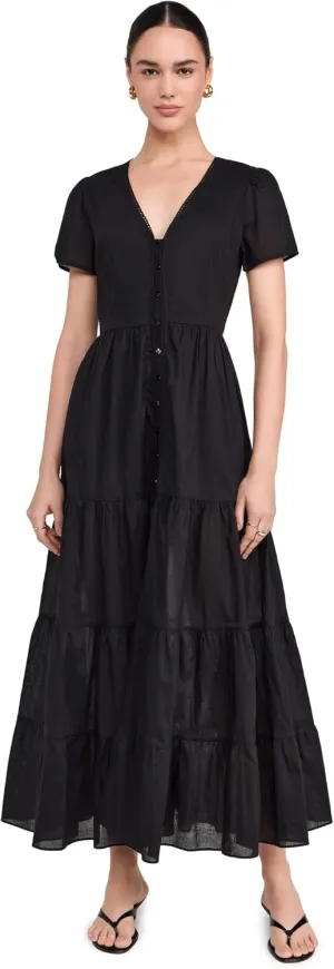 Women's Button Maxi Dress