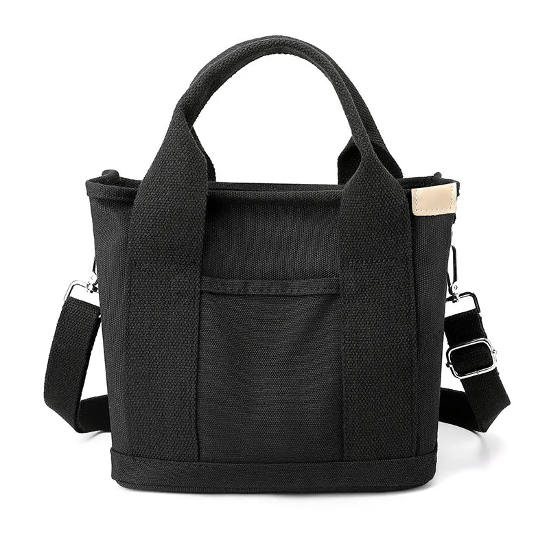 Women's Canvas Portable Lunch Large Capacity Fashion Crossbody Bags