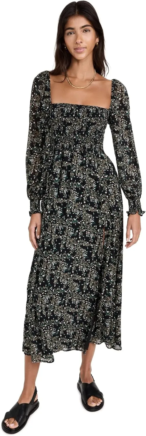 Women's Classic Smocked Maxi Dress