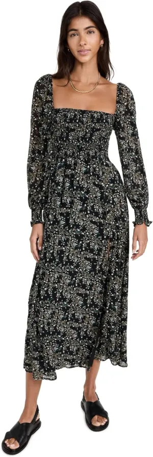 Women's Classic Smocked Maxi Dress