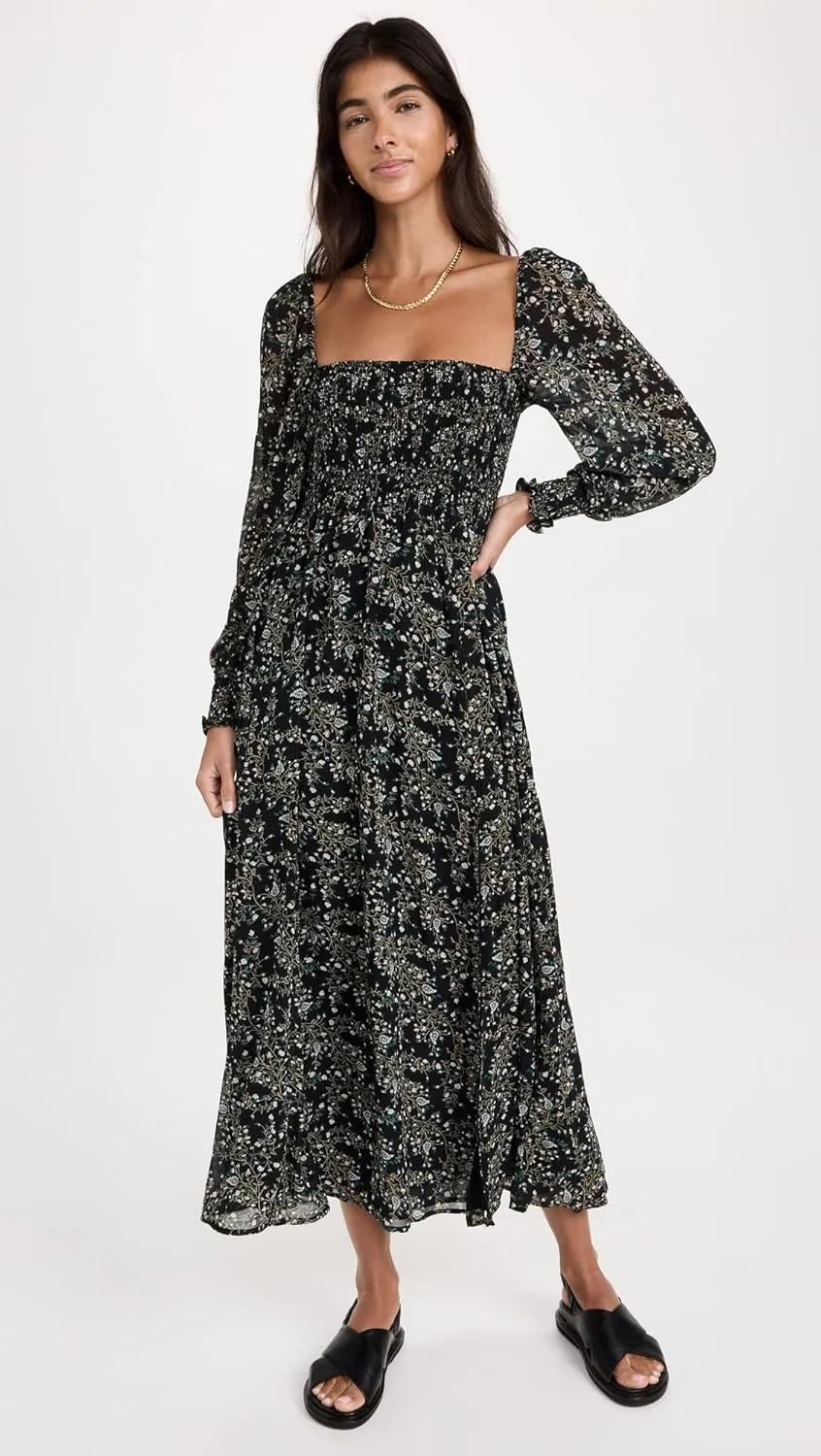 Women's Classic Smocked Maxi Dress