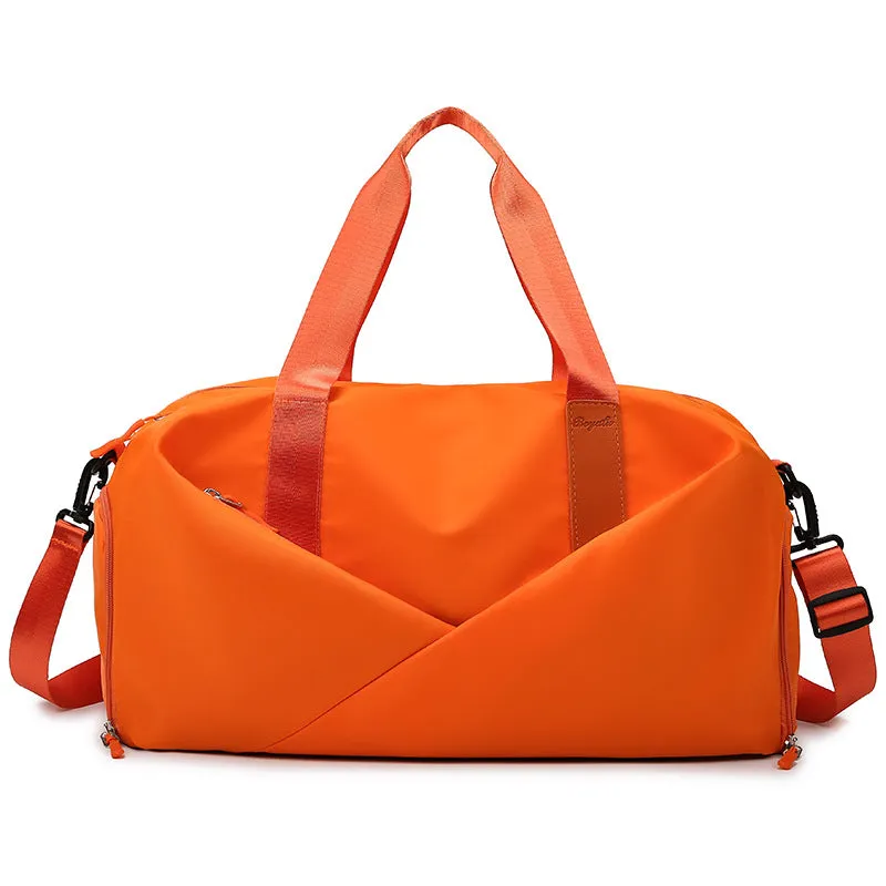Women's Dry Wet Separation Short Trip Storage Travel Bags
