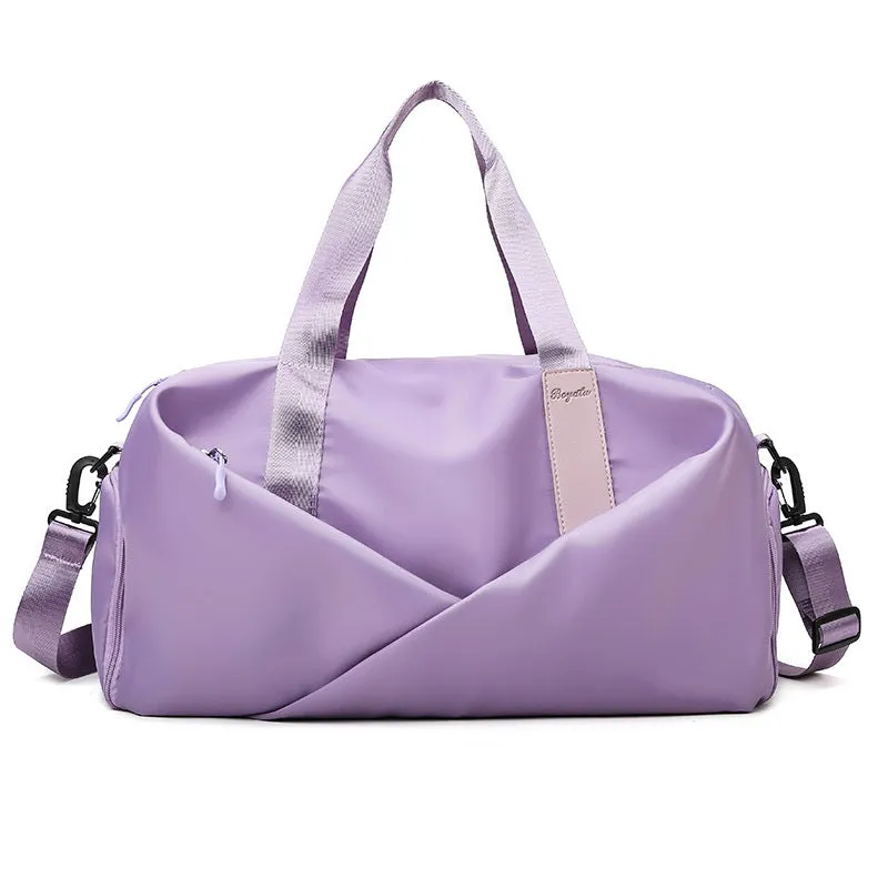 Women's Dry Wet Separation Short Trip Storage Travel Bags