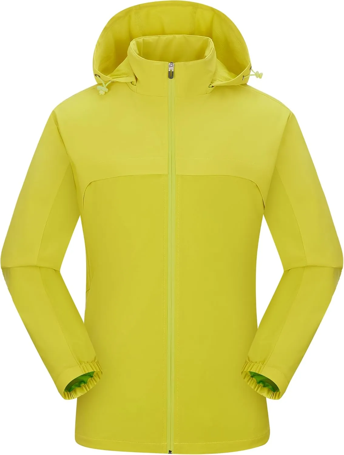 Women's Hooded Jacket Waterproof Breathable Spring Windproof Warm Jacket Lightweight Women