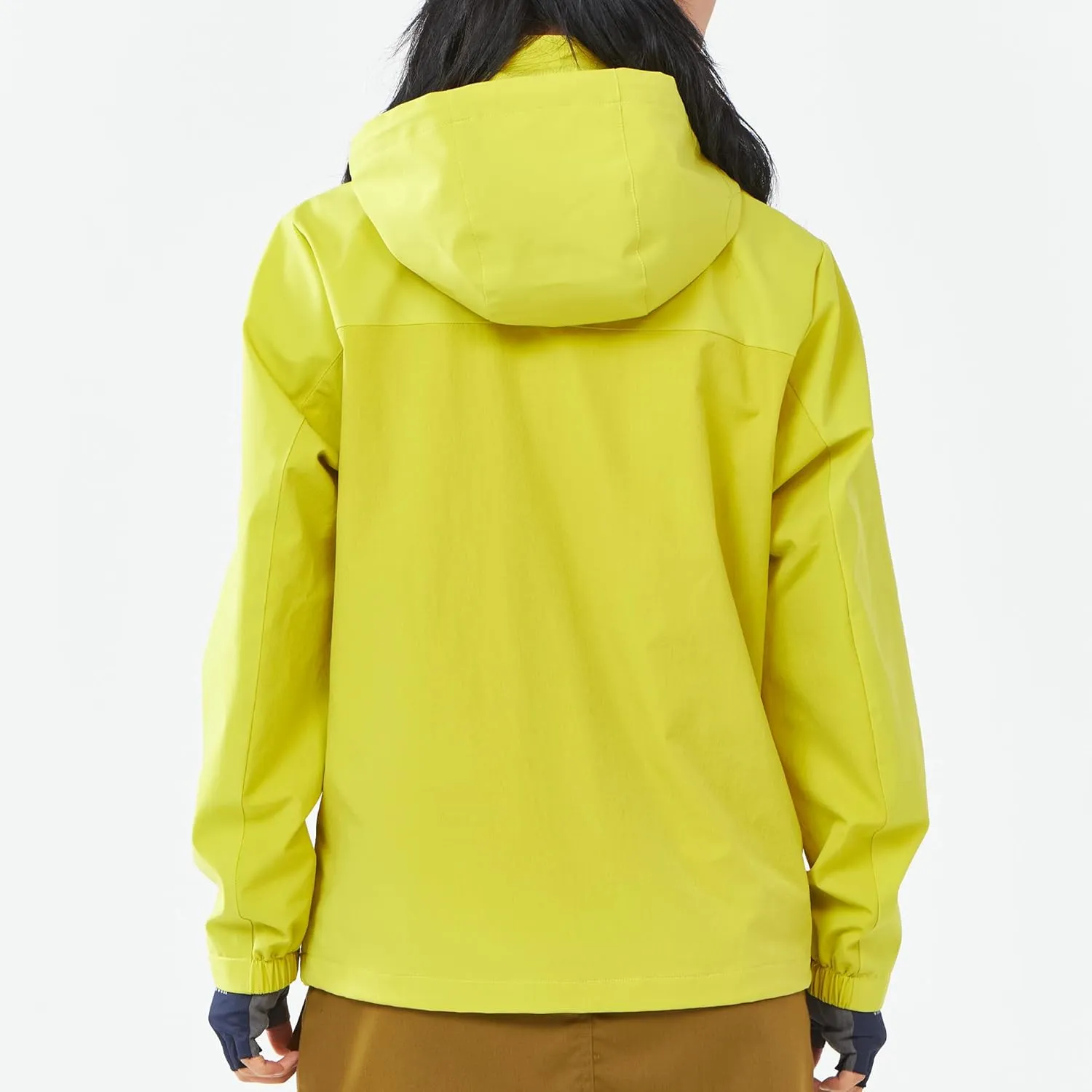 Women's Hooded Jacket Waterproof Breathable Spring Windproof Warm Jacket Lightweight Women