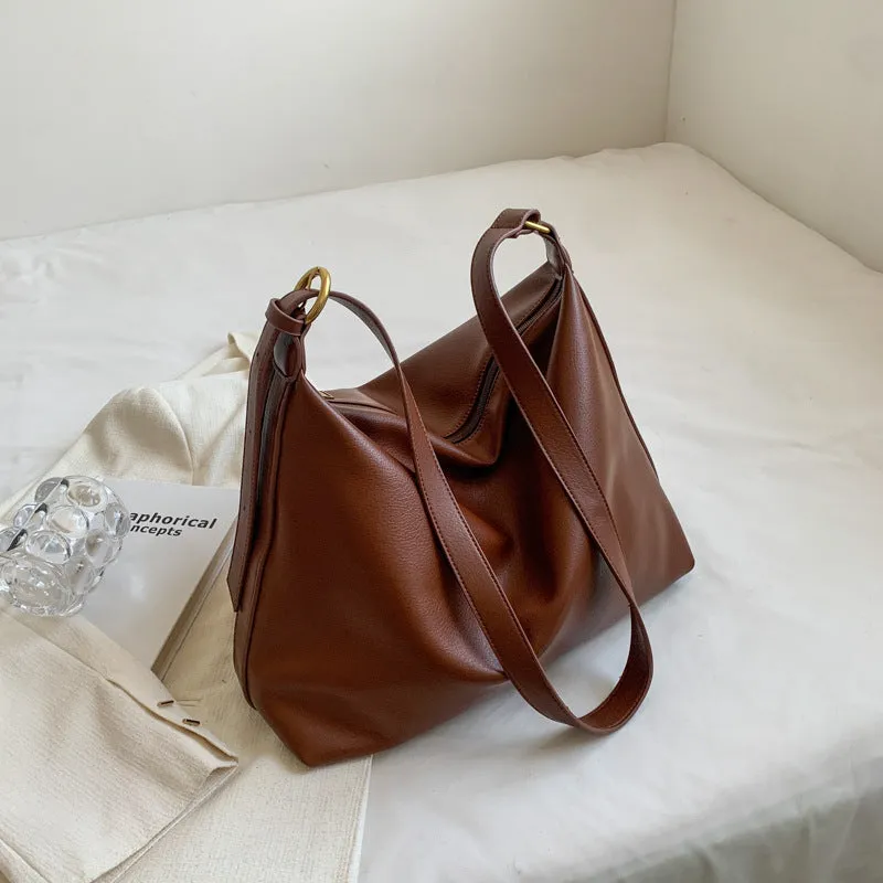Women's Large Capacity Single College Class Retro Crossbody Bags