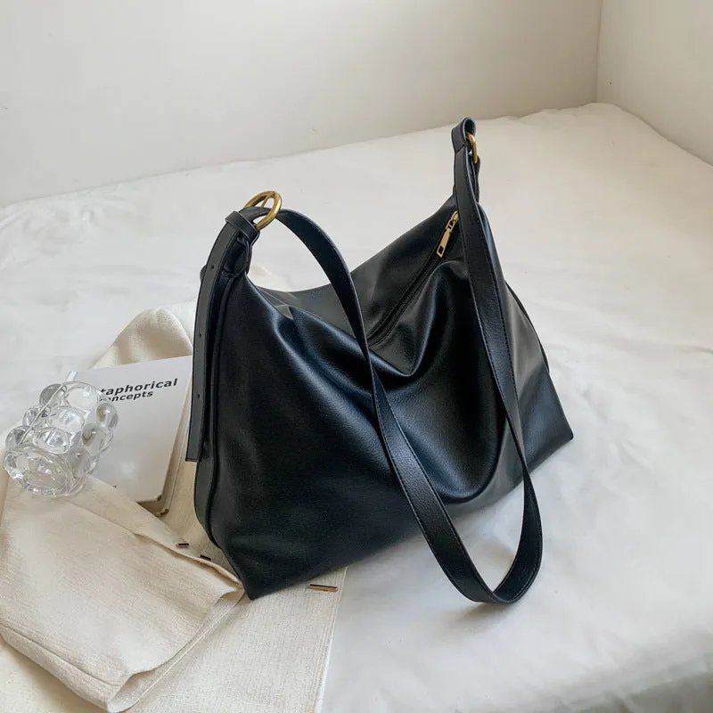 Women's Large Capacity Single College Class Retro Crossbody Bags