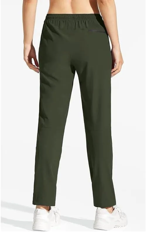 Women's Lightweight Hiking Cargo Pants Quick Dry Casual Travel Sweatpants Joggers Water Resistant