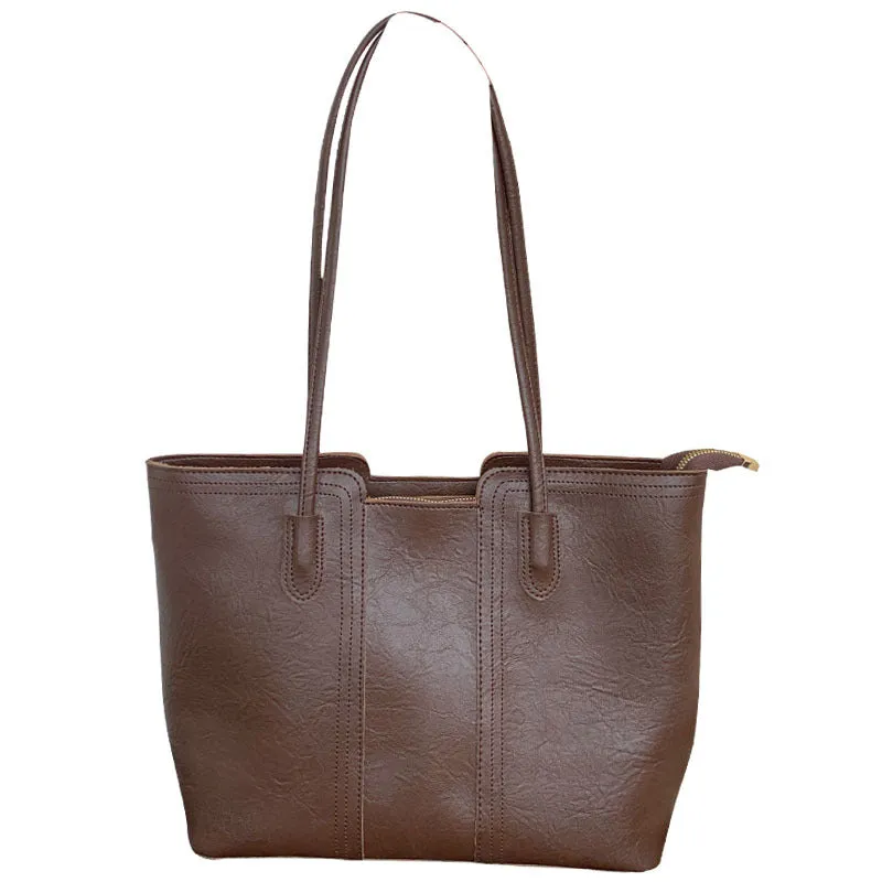 Women's Retro Large Capacity Fashion Commuter Advanced Shoulder Bags