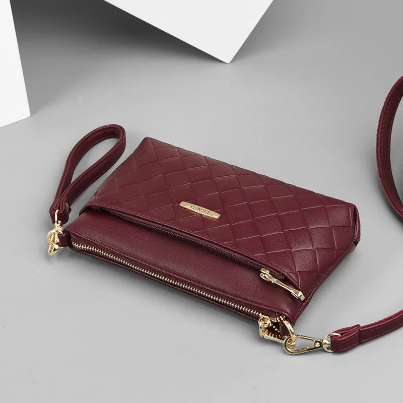 Women's Rhombus Fashion Pouches Mini Large Capacity Crossbody Bags