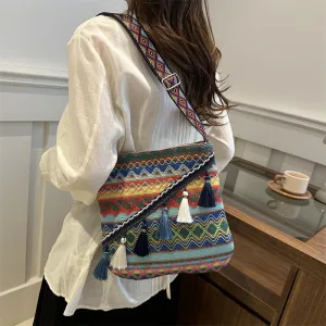 Women's Trendy Retro Fashion Simple Western Style Shoulder Bags
