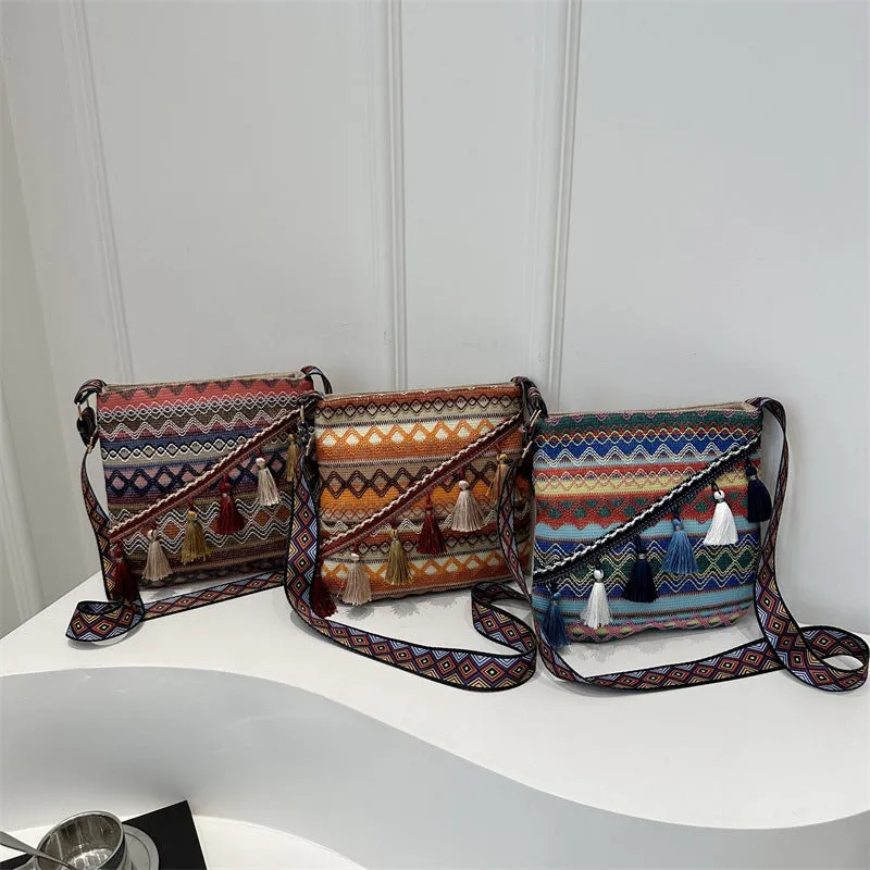 Women's Trendy Retro Fashion Simple Western Style Shoulder Bags