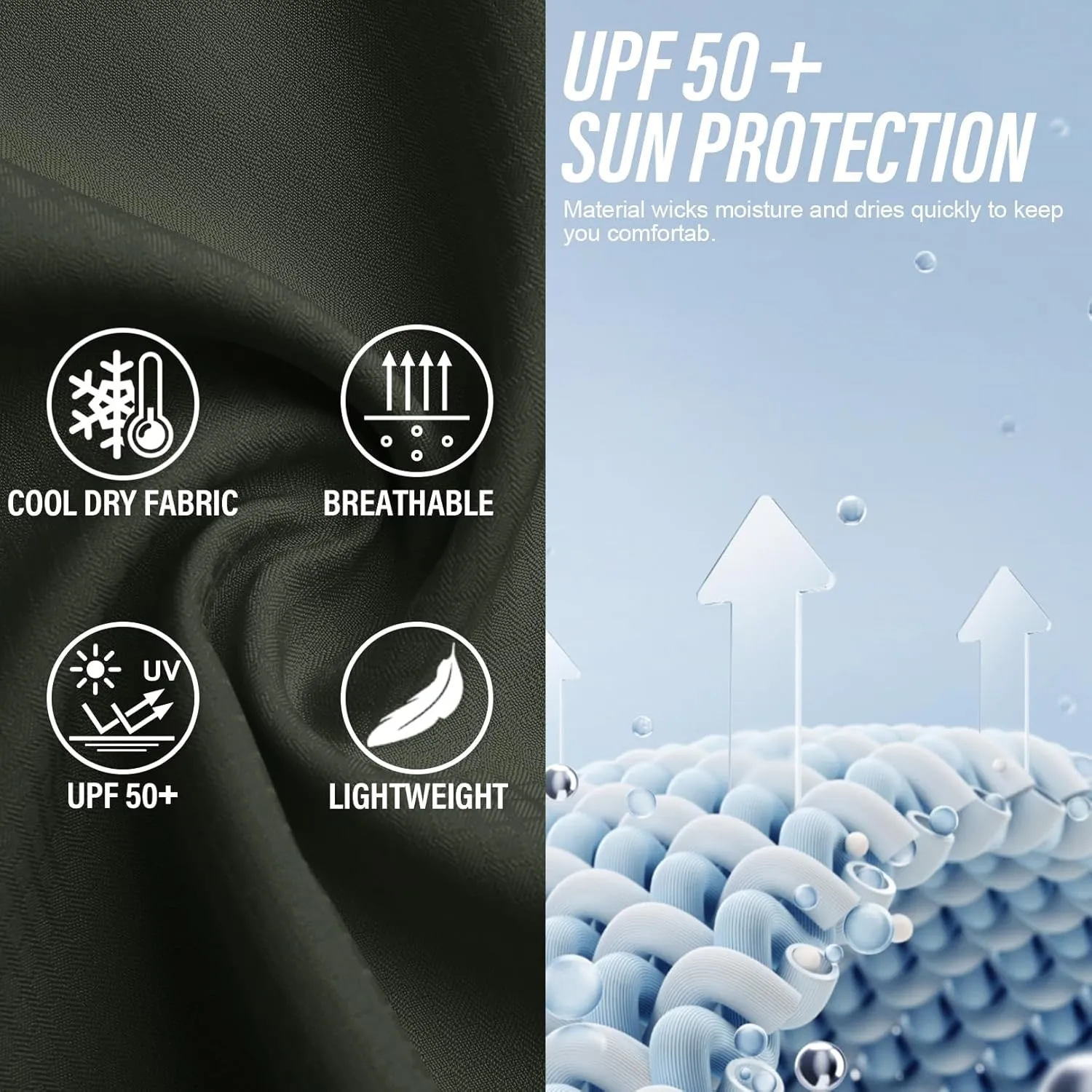 Women's UPF 50 Long Sleeve UV Sun Protection Safari Shirts Outdoor Quick Dry Fishing Hiking Travel Shirts