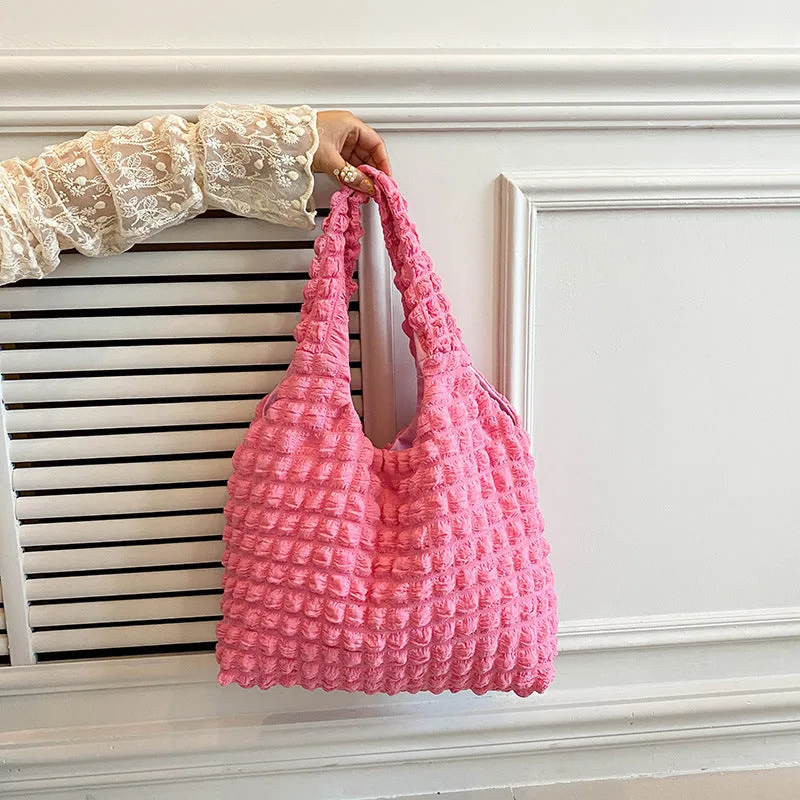 Women's Western Style Cloud Korean Underarm Large Capacity Shoulder Bags