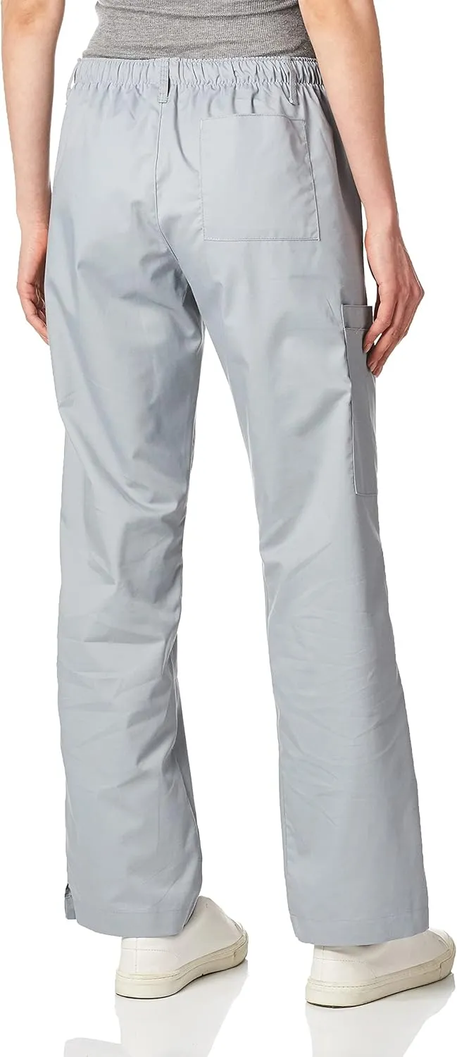 WonderWink Women's Petite-Plus-Size Wonderwork Straight Leg Cargo Scrub Pant