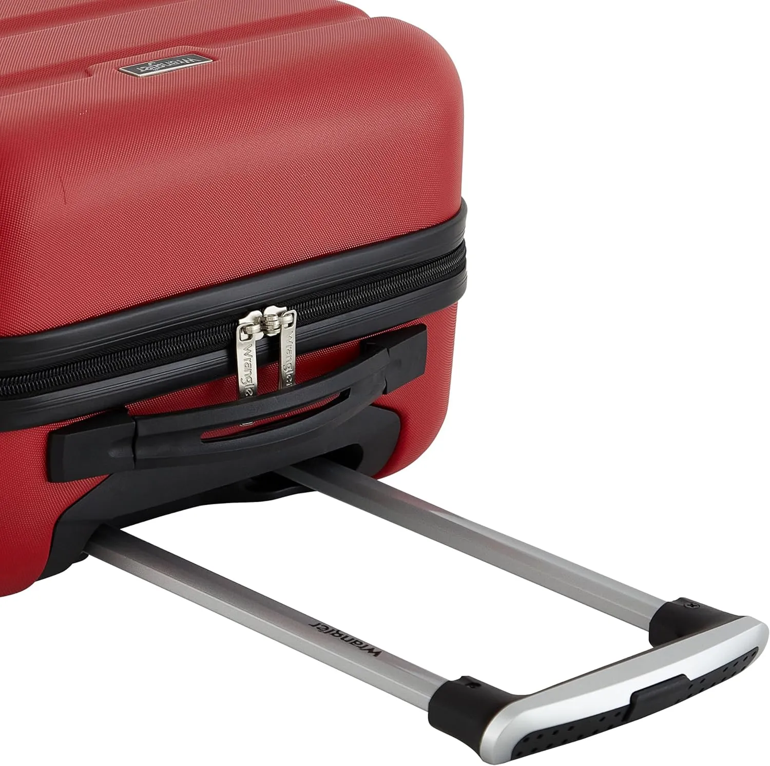 Wrangler Hardside Spinner Carry-On Luggage, Salsa Red, 22-Inch