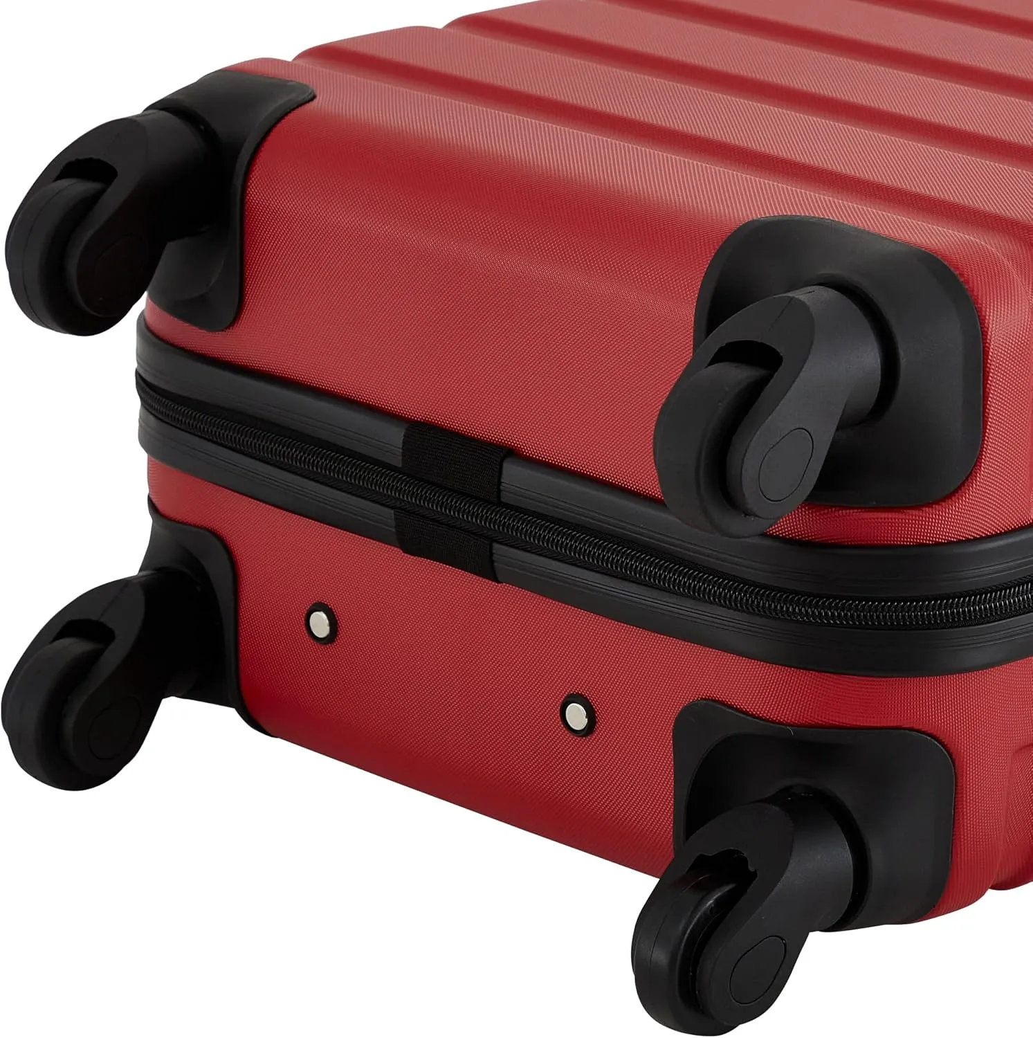Wrangler Hardside Spinner Carry-On Luggage, Salsa Red, 22-Inch