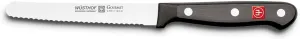 WÜSTHOF Gourmet Four and a half Inch Serrated Utility Knife | 4.5" Serrated German Utility Knife | Precise Laser Cut High Carbon Stainless Steel Serrated Utility Knife – Model