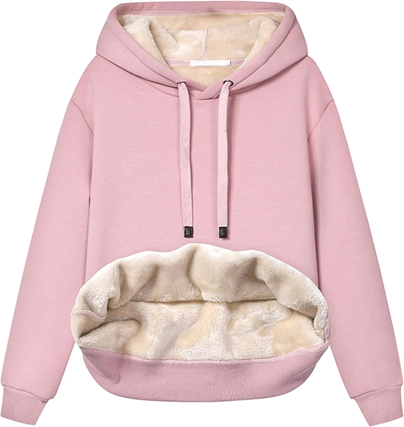 Yeokou Women's Winter Hoodies Pullover Sherpa Fleece Warm Heavyweight Sweatshirt