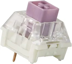 YMDK 70-Pack Kailh Box Tactile Hako Clear True Violet Switch for Mechanical Keyboard DIY Replacable for Cherry MX Switches (70PCS, Hako Violet)