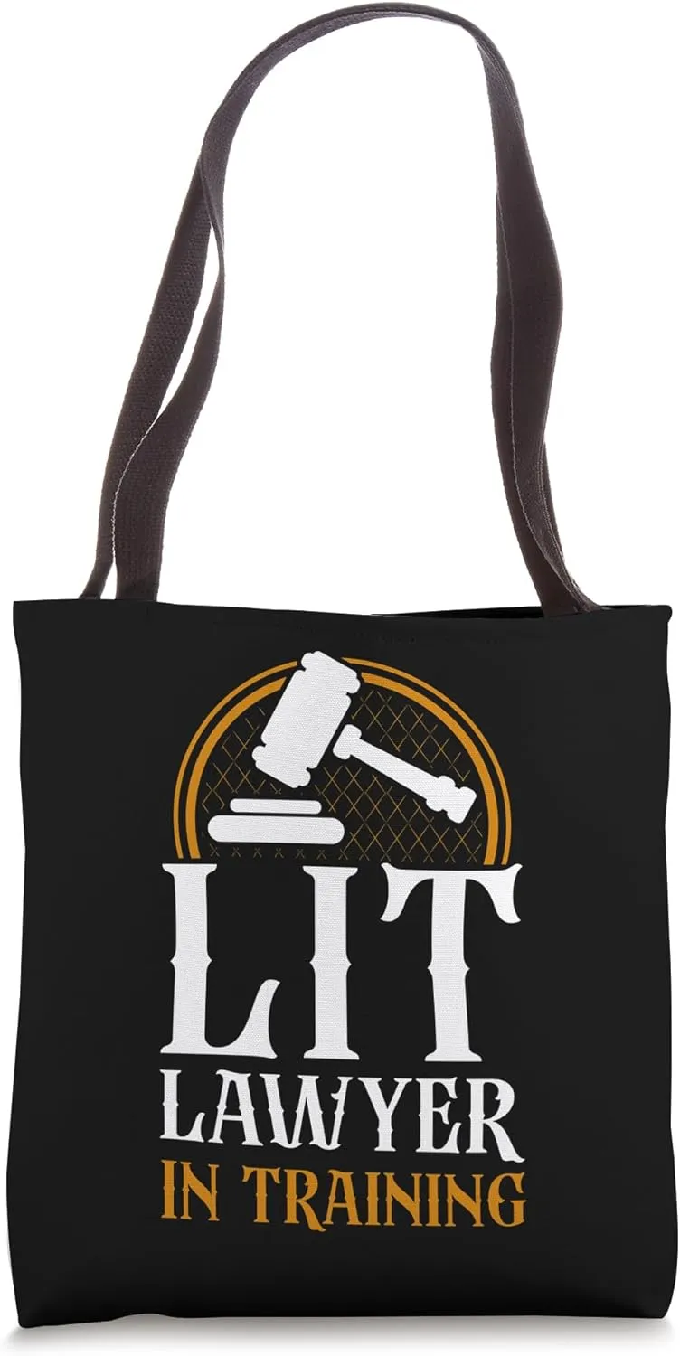 Young Lawyer Attorney Law Lit Lawyer In Training Tote Bag