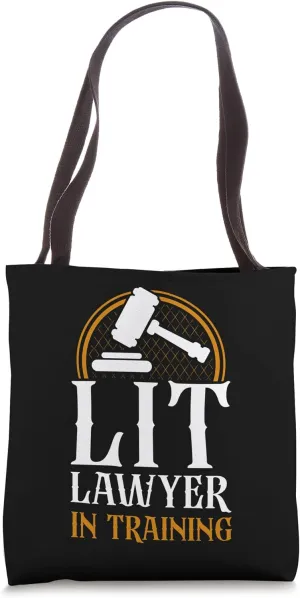 Young Lawyer Attorney Law Lit Lawyer In Training Tote Bag