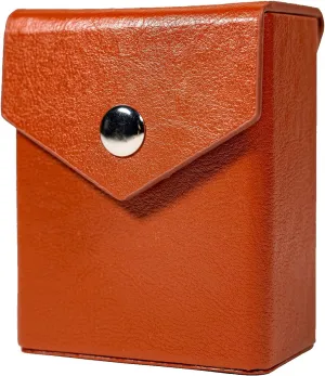 Yusei's Deck Box Replica, 60 Size, Hard Shell, Faux Leather, Belt Loop, Compatible with Yu-Gi-Oh!, Magic: The Gathering, Pokemon TCG, Cardfight!! Vanguard