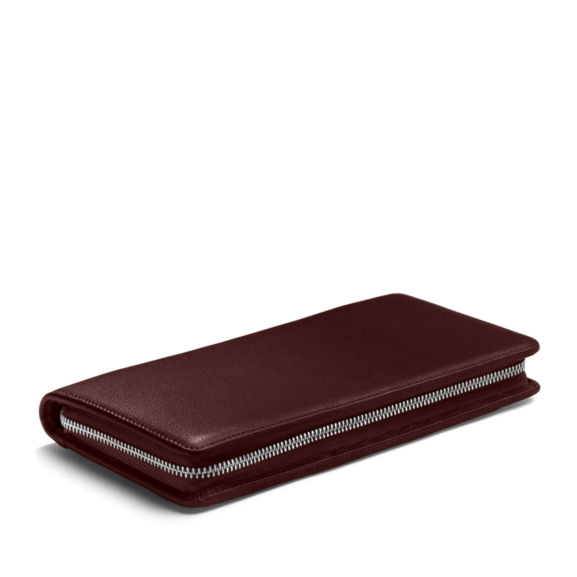 Zip Around Travel Wallet Bordeaux