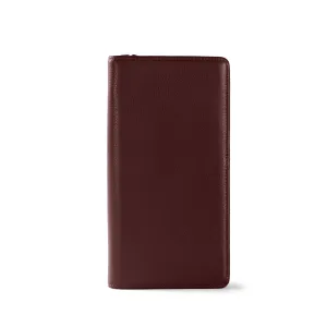 Zip Around Travel Wallet Bordeaux